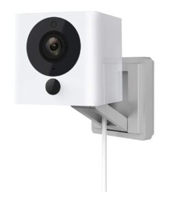 WYZE Cam v2 1080p HD Indoor WiFi Smart Home Camera with Night Vision, 2-Way Audio, Works with Alexa & the Google Assistant, White, 1-Pack Wyze Cam v2 40 511tG7hv3sL