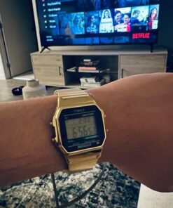 Timex Men's T78677 Classic Digital Gold-Tone Stainless Steel 38 511vpfmipXL