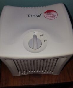 Hamilton Beach TrueAir Room Air Freshener Odor Eliminator with 3 Carbon Filters + Green Mountain Scent Cartridge for Common Household-Tobacco, Pet, Bathroom & Trash, White (04532GM) Whole Room Odor Eliminator 36 511vusP3ANL