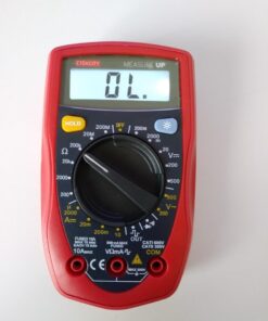 Etekcity Digital Multimeter, AC DC Voltmeter Amp Volt Ohm Current Meter, Electrical Voltage Outlet Circuit Tester With Continuity Resistance Diode Test ,Two Build-In Ceramic Fuses, Red, MSR-R500 44 511wltSKqAL