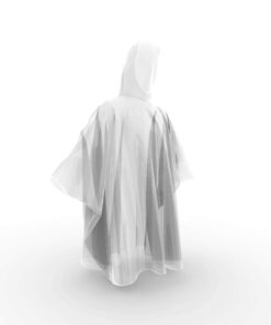 Hagon PRO Disposable Rain Ponchos for Adults (5 Pack) One Size Clear 18 511xgoqo6aL