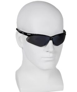 KleenGuard™ V30 Nemesis™ Safety Glasses (25688), with Mirror Coating, Smoke Lenses, Black Frame, Unisex Sunglasses for Men and Women (Qty 12) 17 511yv5yHaL