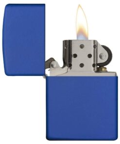Zippo Matte Pocket Lighters No Logo Royal Blue 11 511zXThohPL