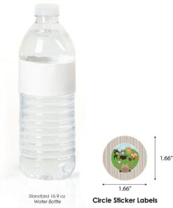 Woodland Creatures - Baby Shower or Birthday Party Circle Sticker Labels - 24 Count 5 512 Y g1viL