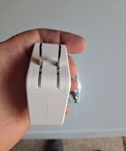 100W USB C Charger Block, MOKiN GaN III 2-Port Type C Wall Charger Foldable Power Adapter, USB C Power Adapter, for MacBook Pro/Air, iPhone 14 Pro Max, iPad, Google Pixelbook, and More White 44 512 wqgKSyL