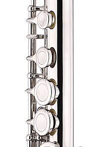 Alternative view of Kaizer Flute C Key Closed Hole Nickel Silver FLT-1000NK