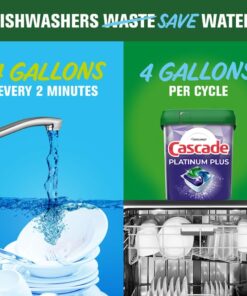 Cascade Platinum Plus ActionPacs Dishwasher Detergent Pods, Mountain, 62 Count Dishwasher Pods, Mountain Scent, 62 Count 32 51273g94TL