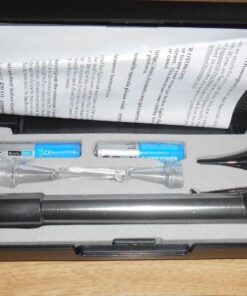 Third Generation Dr Mom Slimline Stainless LED Pocket Otoscope with Soft White Natural Hue Light Spectrum in Hard Travel Case Includes Lighted Ear Wax curettes 27 512DAhJm9nL