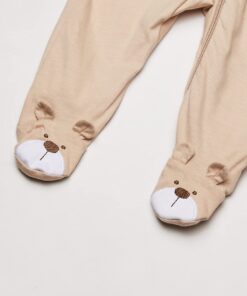 Gerber Baby Girls' 2-Pack Sleep 'N Play 0-3 Months Brown Bear Friends 10 512E3F0aT9L