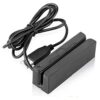 2xhome - POSMATE - USB Mini Credit Card 3 Track Hi Lo Co Magnetic Reader Swiper for POS System Cashier Registry Cash Register Quickbook Pack of 1 10 512GSP1w66L
