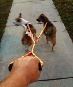 52'' No-Tangle Dual Dog Leash with Swivel, Comfortably Walks Two Dogs Weighing Up To 500 Pounds At Once 8 512KBu8dAjL