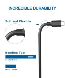 65W 45W Type USB C Charger Fit for Dell Latitude 7420 5420 5520 7410 7320 5320 5285 5290 7212 7275 7390 7389 7370 XPS 9370 9250 9305 9365 Chromebook 3100 3400 Laptop AC Power Adapter Supply Cord 9 512L0I2X6eL