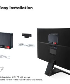 Beelink SER5 Versatile Mini PC, AMD Ryzen 5 5560U(up to 4.0GHz) 6C/12T, Mini Computer 16GB DDR4 RAM 500GB NVME SSD, Mini Desktop Computer 4K@60Hz Triple Screen Display WiFi6 BT5.2 SER5 16G/500G/5560U 27 512LPZEMt0L 1