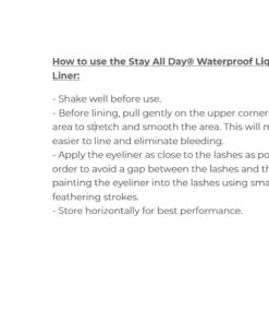 stila Stay All Day Waterproof Liquid Eye Liner ORIGINAL Intense Black 33 512OqIRbL