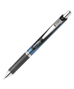 Pentel® EnerGel™ Deluxe RTX Retractable Liquid Gel Pens, Fine Point, 0.5 mm, 54% Recycled, Blue Barrel, Black Ink, Pack Of 12 Pens 12 Count (Pack of 1) 12 Pack-0.5 mm Needle 0.5mm Needle 6 512RKCND5HL
