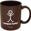 Funny Guy Mugs I Pooped Today Ceramic Coffee Mug - 11oz - Ideal Funny Coffee Mug for Women and Men - Hilarious Novelty Coffee Cup with Witty Sayings 17 512RzkUvTkL