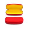 OptiPlix Glasses Case Hard Shell For Men, Women, Kids | Eye Glasses & Sunglasses Case Red 14 512T gtkL