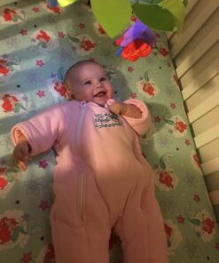 Baby Merlin's Magic Sleepsuit - 100% Cotton Baby Transition Swaddle - Baby Sleep Suit 6-9 Months Pink 29 512UHrmZl L