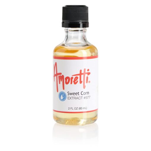 Amoretti - Sweet Corn Extract Water Soluble 2 oz - Highly Concentrated & Perfect For Pastry, Savory, Brewing, and more, Preservative Free, Vegan, Kosher Pareve, Keto Friendly 2 Fl Oz (Pack of 1)