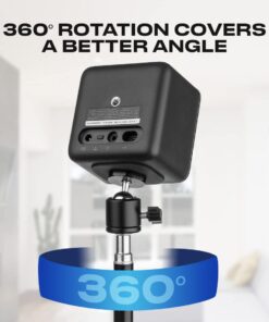 Skywin VR Tripod Stand (Black) - HTC Vive Compatible Sensor Stand and Base Station for Vive Sensors or Oculus Rift Constellation (2 Pieces) 1 Pack Black 22 512a0lJzkiL