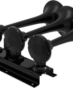 Vixen Horns Train Horn Kit for Trucks/Car/Semi. Complete Onboard System- 200psi Air Compressor, 2.5 Gallon Tank, 3 Trumpets. Super Loud dB. Fits Vehicles like Pickup/Jeep/RV/SUV 12v VXO8580/3418B 11 512aBJq2dNL 2