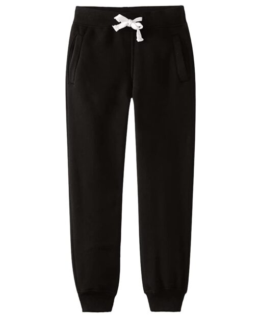 Southpole Boys' Active Basic Fleece Jogger Pants Big Boys (Age 8-18) Medium Black