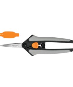 Fiskars 99216935J Pruning Softouch Micro-Tip Snip, Non-Coated Blades, Gray 28 512c X23m L