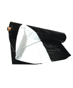 Alternative view of Black & White Poly Film 5.5 Mil 10' x 100' 1