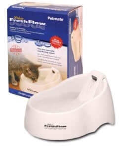 Petmate Deluxe Fresh Flow Cat, Bleached Linen, 50 Oz, 1 Count (Pack of 1) Small 16 512eLhr5YQL