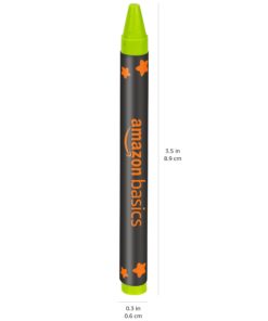 Amazon Basics Crayons with Sharpener, 128 Count (2 Pack of 64) 31 512gbDixBRL