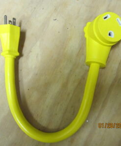 Conntek 14200 15 Amp to 30 Amp RV Pigtail Adapter Flat Plug 11 512hhK9cRtL