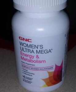 GNC Womens Ultra Mega Energy and Metabolism Multivitamin for Women, 90 Count, for Increased Energy, Metablism, and Calorie Burning 90 Count (Pack of 1) 23 512isc6SboL