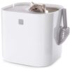 Modkat® Litter Box, Top-Entry, Includes Scoop and Reusable Liner - White 47 512jmf1ZyGL