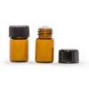 2 ml (5/8 dram) Amber Glass Essential Oil Bottle with Orifice Reducer and Cap- 12 Pack 0.5 Quart 3 512lTHZAqkL
