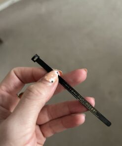 Dowsabel Ring Sizer Measuring Tool, Reusable Finger Size Measuring Tape with Magnified Glass, Clear and Accurate Jewelry Sizing Tool 1-17 USA Rings Size,White White 14 512nRCRHXjL