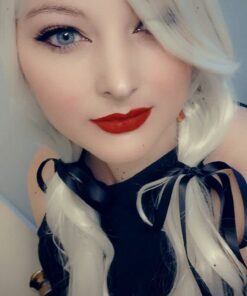 Prettybuy 32" 80cm Long Hair Spiral Curly Wavy Synthetic Hair Cosplay Costume Wig Women (white) white 9 512nSB9tBVL