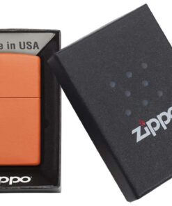 Zippo Matte Pocket Lighters No Logo Orange 11 512oasCXvXL