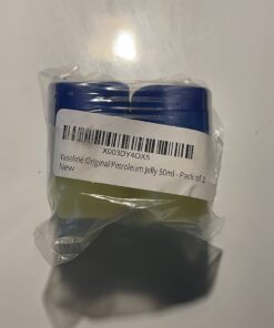 Vaseline Unscented Petroleum Jelly Balm 50ml - Pack of 2, Hypoallergenic, for All Skin Types Unscented 1.7 Fl Oz (Pack of 2) 16 512qA6fInUL