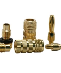 Monoprice Gold Plated Speaker Banana Plugs – 1 Pair – Closed Screw Type, For Speaker Wire, Home Theater, Wall Plates And More 1 Count (Pack of 1) 5 512rG64m5zL