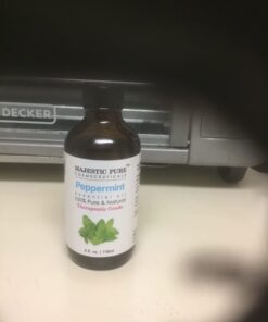 MAJESTIC PURE Peppermint Essential Oil, Premium Grade, Pure and Natural Premium Quality Oil, 4 fl oz 4 Fl Oz (Pack of 1) 26 512u6hWwwlL