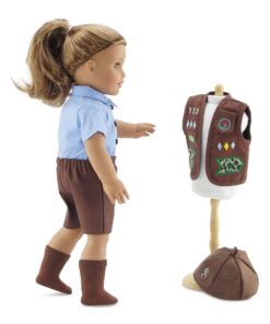Emily Rose 18-inch Doll Clothes Modern 4-Piece Girl Scout Brownie-Inspired Uniform | Gift Boxed! | Compatible with 18" American Girl Dolls 26 512vJcLvUpL