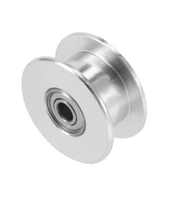 uxcell Aluminum 3mm Bore Toothless Timing Belt Pulley with Ball Bearing 9 512wd4ZHQVL