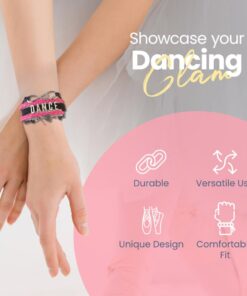 Infinity Collection Dance Bracelet- Girls Dance Jewelry - Gift For Dance Recitals, Dancers and Dance Teams 5-7 Inches 8 5132mGG DVL