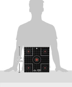 Birchwood Casey Dirty Bird 12" Sight-in White Splattering Targets Practice Shooting for Indoor and Outdoor Use 12" - 12 SHEETS, 12 TARGETS 10 5133BOfJt2L