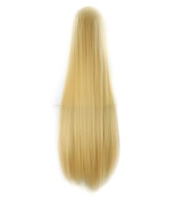 MapofBeauty 40" 100cm Anime Costume Long Straight Cosplay Wig Party Wig (Blonde) Blonde 27 5133F9sgfaL