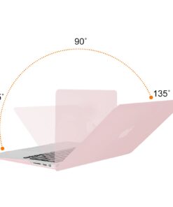 MOSISO Compatible with MacBook Air 13 inch Case (Models: A1466 & A1369, Older Version 2010-2017 Release), Protective Plastic Hard Shell Case Cover, Rose Quartz 29 5133yXWECWL