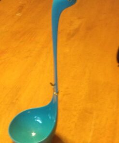OTOTO Nessie Ladle Spoon - Turquoise Cooking Ladle - Cooking Gifts - Use for Serving Soup, Stew, Gravy & Chili - High Heat Resistant Loch Ness Stand Up Soup Ladle 45 51361V2j4LL