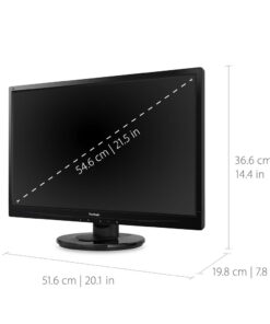 ViewSonic VA2246M-LED 22 Inch Full HD 1080p LED Monitor with DVI and VGA Inputs,Black 22-Inch 15 5137eqkpW4L