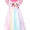 Disney Girls' Princess Fantasy Gown 2T Multi-rainbow 17 513941yxX2L