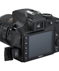 Nikon D3300 DX-format DSLR Kit w/ 18-55mm DX VR II & 55-200mm DX VR II Zoom Lenses and Case (Black) 32 5139SV47KKL